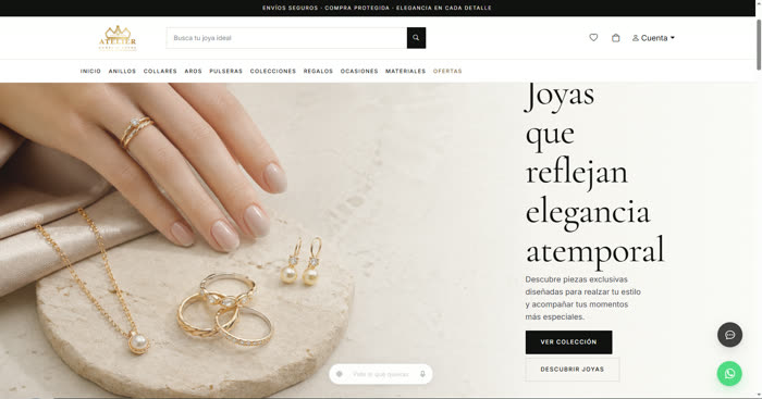 Captura de pantalla de Aplicación web para ventas