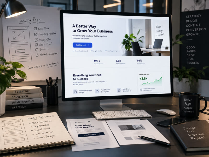 Landing pages